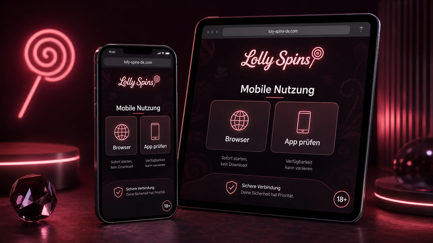 Gibt es eine Lolly Spins App?