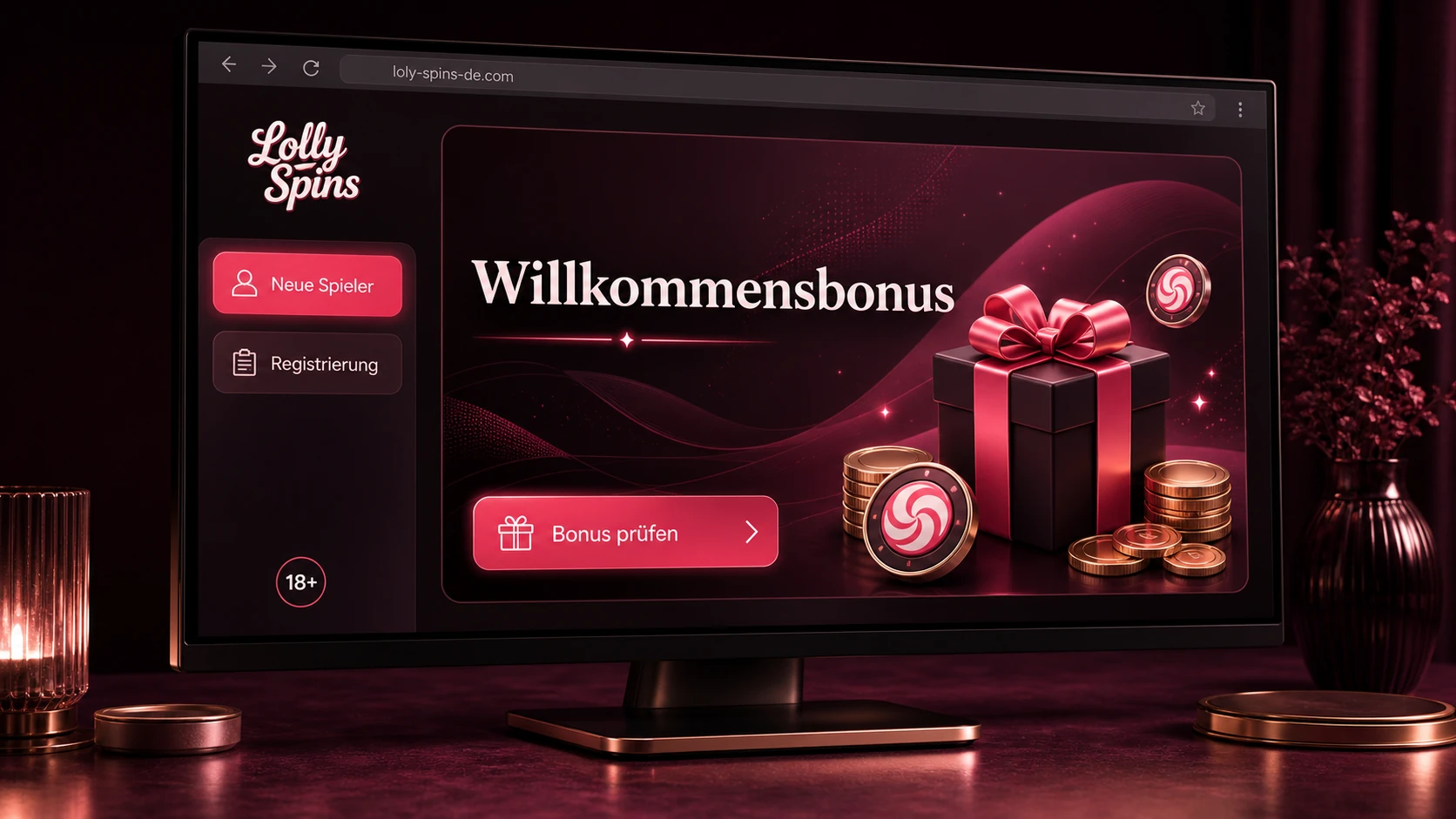 Lolly Spins Willkommensbonus für neue Spieler