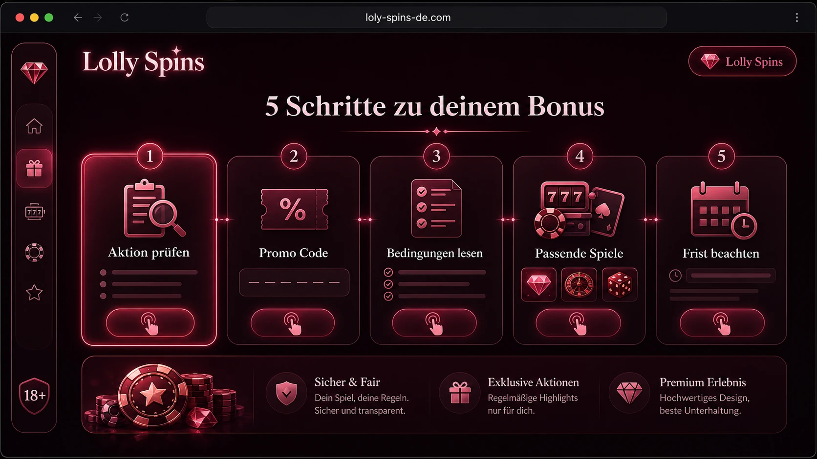 So nutzt man den Lolly Spins Bonus richtig