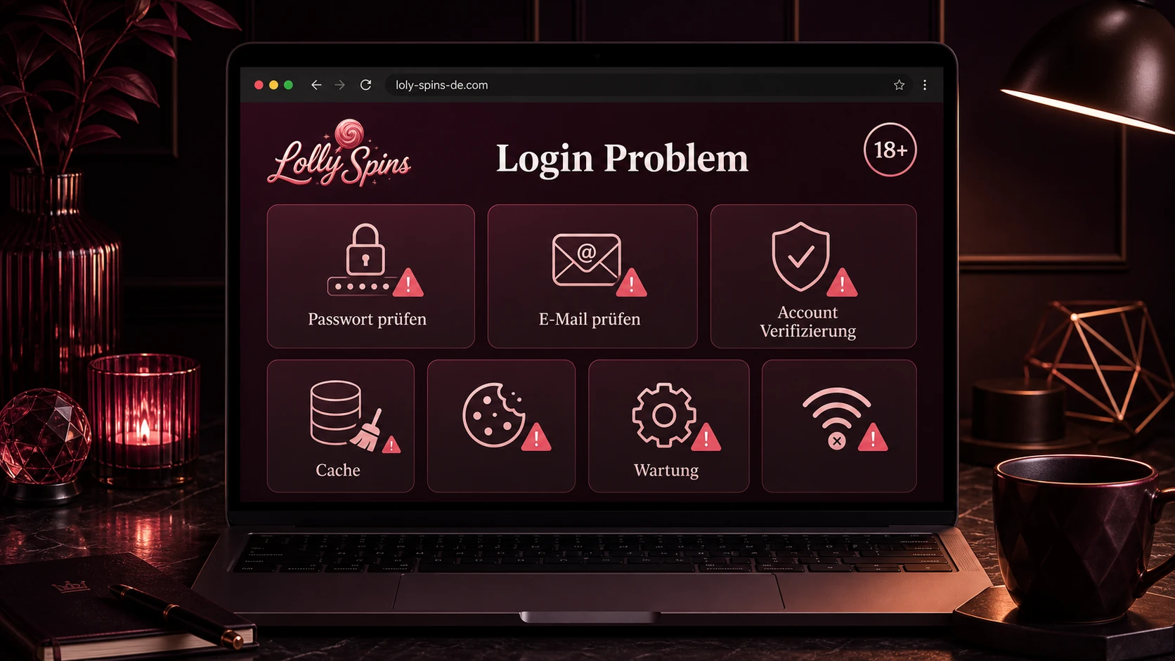 Häufige Login Probleme