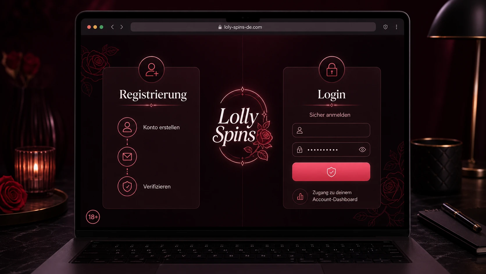 Lolly Spins Registrierung und Login